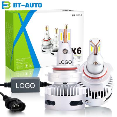 China BULBTEK X6 9012 LED Bulb High Power D1S D3S D2S D4S Assembly Projector Lens LED Headlight For A5 Car for sale