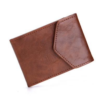 China China Wholesale Price RFID Envelope Name Bulk Business Credit Coin Purse Card Holder Money Pouch Bag Wallet Leather Card Holder for sale