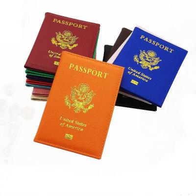 China Personalized Waterproof Sublimation Cover PVC Family Plastic Travel Card Holder Organizer Designs Customized PU Leather Passport Holder for sale