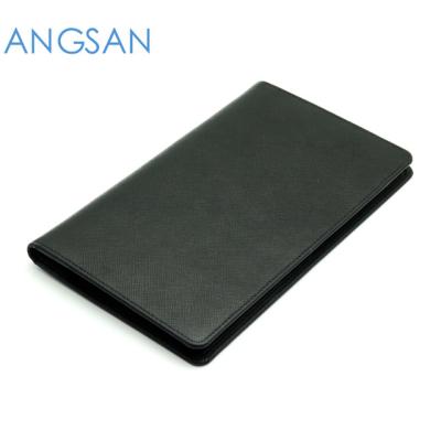 China Real Leather Luxury Passport Wallet Purses Anti Theft Men Small Slim Noise Up Rfid Blocking Full Grain Leather Wallet for sale