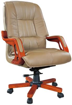 China luxury wooden base office manager chair furniture for sale