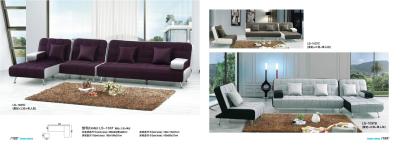 China modern corner fabric sofa bed furniture,#LS-1037 for sale