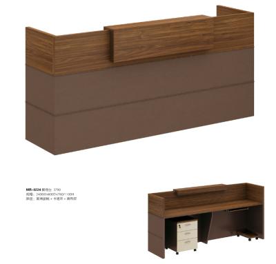 China office melamine 2.4m reception desk furniture for sale