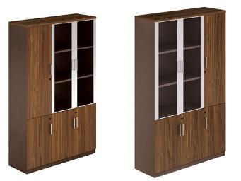 China modern office high quality 3 door glass document cabinet furniture for sale