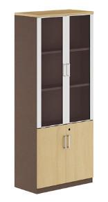 China modern office two door glass filing cabinet furniture for sale