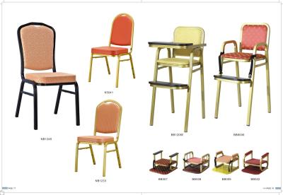 China restaurant aluminium banquet baby chair furniture for sale