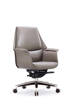 China luxury medium back office manager leather chair furniture for sale