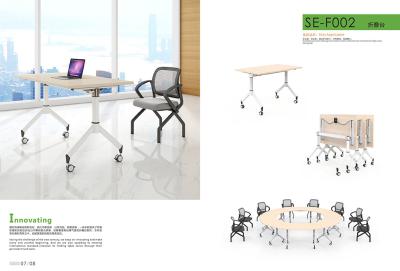 China luxury foldable movable office conference nesting table with aluminium frame for sale