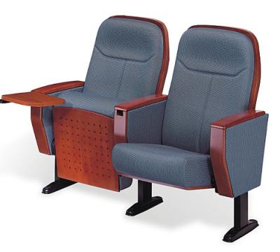 China auditorium fabric chair with wood arm Auditoria chair for sale