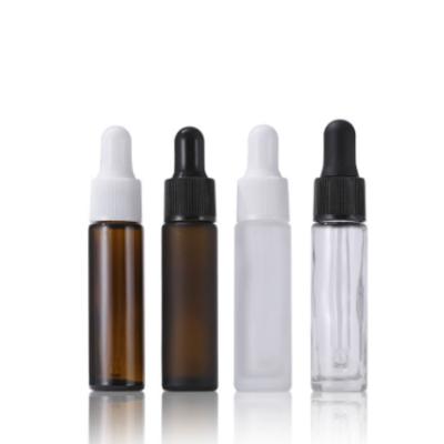 China Cosmetic Customized Glass Bottle Droppers 10ml Small Glass Dropper Bottle for sale