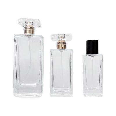 China 30ml 50ml 100ml empty glass spray bottle 50ml perfume cosmetic wholesale perfume bottle for sale