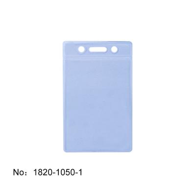 China China 1820-1050-1 Clear And Corrugated Horizontal PVC Card Holder ID Badge Holders for sale