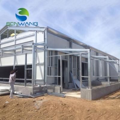 China Sight Room Light Steel Structure Shed Chicken House Poultry Farm For Broiler And Layer for sale