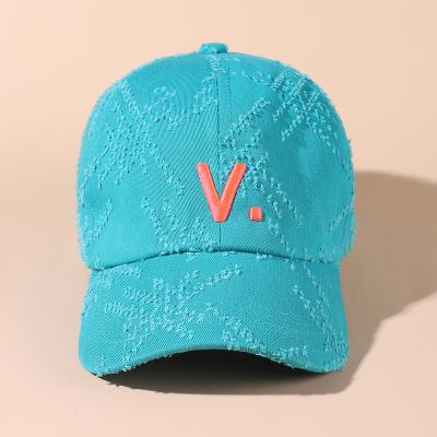 China Best wholesale best-selling logo COMMON selling retro label men's and women's baseball cap leisure hat outdoor sunshade hat because for sale