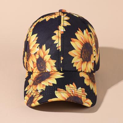 China The best COMMON selling baseball cap men's and women's wash printed retro label hat outdoor leisure sunshade hat for sale