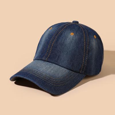 China The best COMMON selling baseball cap men's and women's wash printed retro label hat outdoor leisure sunshade hat for sale