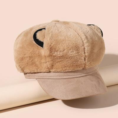 China COMMON Custom Funny Animal Plush Hat Rabbit Ear Warm Autumn Winter Hat Products for sale