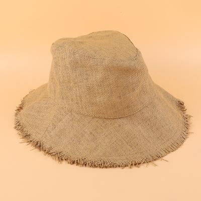 China Striped Easy To Wear Beach Hat Sun Hat Fashion Contrast Color Folding Fisherman Hat for sale