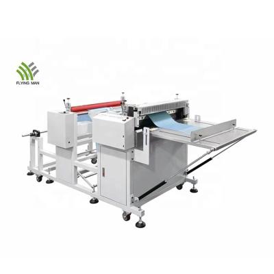 China Garment Shops Fabric Roll to Sheet Cutting Machine Canvas Roll to Sheet Cutting Machine Non-woven Sheet Cutter for sale