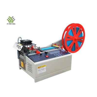 China Medical Upgraded Version Wider Automatic Hot and Cold Cutter 103mm Width Roll Material Sheeter Webbing Cutting Machine for sale