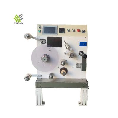 China Food Automatic PP Mini Roll Rewinder PET Small Roll Rewinding Machine Customized Rewinding Machine for sale