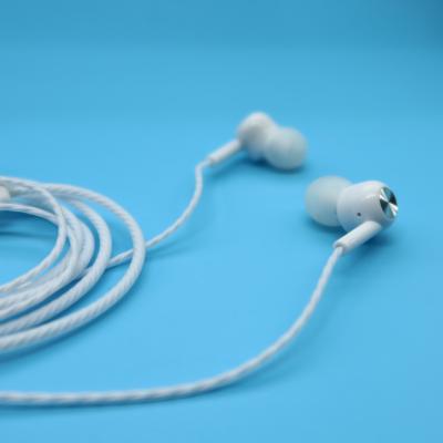 China JYZFactoryDirect 3.5mm Jack In-Ear White Ear Headphones Wired Earbud with MIC Strip Wire for Computer Handfree Mp3 Smartphones Play for sale