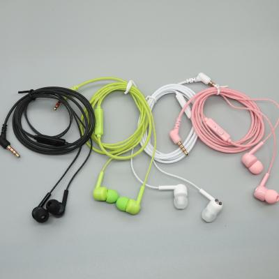 China JYZFactoryDirect Colorful In-Ear 3.5mm Jack In Ear Headphones Wired Earbud With Sound Microphone For Computer Game Skype Laptop for sale