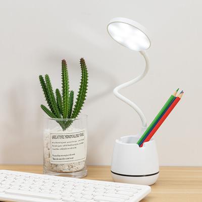 China Modern Multifunctional Pen Holder Led Table Lamp Touch Switch Eye Protection Reading Children Led Table Lamp for sale