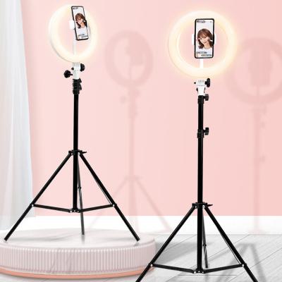 China Wholesale Live Video Beauty Ring Light 10inch14inch18 Inch Phone Holder Circle With Tripod Stand Ring Live Light 10/14/18 Inch Big Ring Light for sale