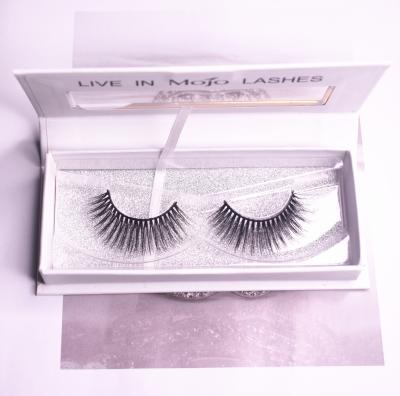 China MOJO Wholesale Long Natural False Eyelash S15 3D Synthetic Mink Lashes Private Label Seller Customized Boxes Lashes Packaging for sale