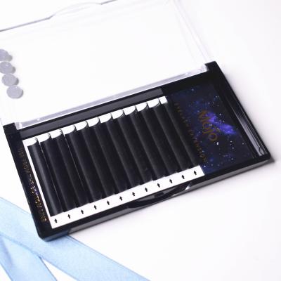 China Long natural matte 0.15 mm natural black high quality eyelash extensions different hijoyseen eyelash tools for sale