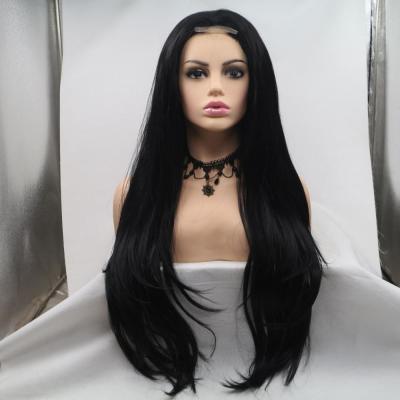 China Long Wave Hair Wigs Regular Synthetic Synthetic Hair Wigs for sale