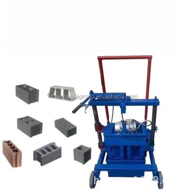 China Buliding Construction Hot Selling Large Mobile Concrete Brick Making Machinery Egg Laying Mobile Concrete Block Making Machine for sale