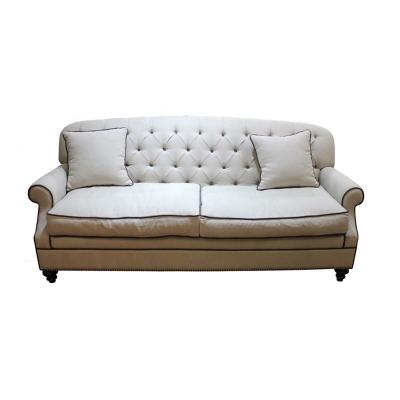 China Unique Antique Chesterfield SOFA Living Room Sofa Solid Wood Scenography for sale