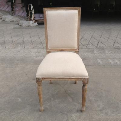 China Hot Selling Solid Wood High Heel French Style Durable Retro High Heel Square Shoe Chair Furniture for sale