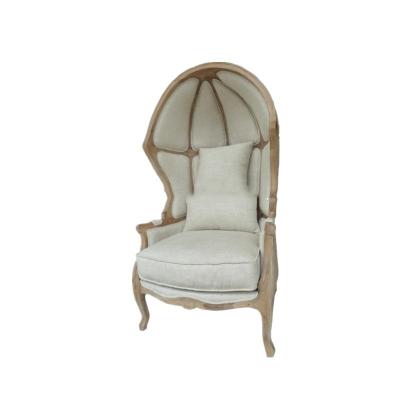 China Hot New Product Custom Antique Hotel Leisure Chair Wood Carved Ghost Lounge Rental Stacking Chair for sale