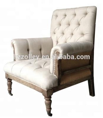 China ZLY-0109 customized hot sale wooden living room furniture lounge chair for sale