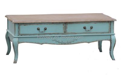 China Vintage french home furniture 4-6 seater solid wood coffee table designs the latest living room furniture designs for sale