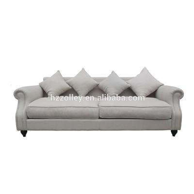 China Hot Sale High Grade Solid Wood Elegant Palace Sofa Villa Sofa / Outdoor Cafe Couch Chesterfield Sofa for sale