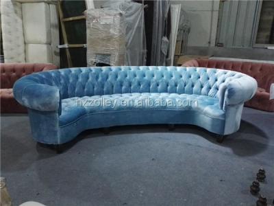 China Chesterfield SOFA Antique long fabric convertible living room sofa sectional convertible sofa for sale