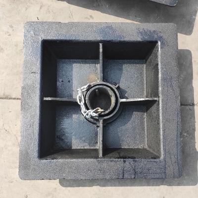 China Durable Made In Porcelain Square Manhole Cover For Municipal Roads for sale