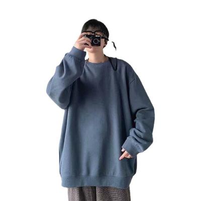 China Anti-wrinkle Spring and Autumn Korean Style Long Sleeve Custom Design Crewneck Sweatshirt for sale