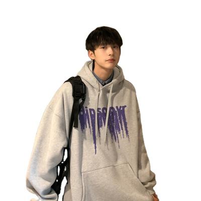 China Newest Mens Anti-wrinkle High Street Custom Loose Top Fashion 2022 Fashionable Hoodies for sale