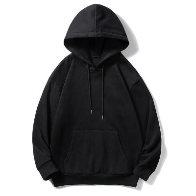 China 100% Low Moq Zipper Black Anti-Wrinkle Men's Organic Custom Normal Cotton Sweatshirt Oversize Hoodies for sale