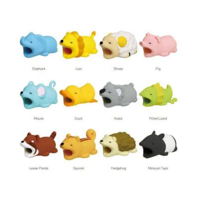 China Wholesale Bite Animal Phone Protector MP3 GPS Cable Mobile Phone Tablet Kawaii Accessory Management for sale