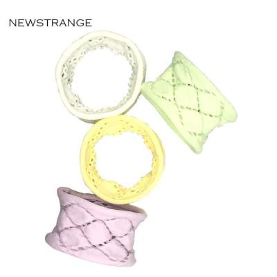 China New Fashion Colorful Circular Hair Band Ladies Hair Decoration Elastic Hollow Hand Ring Pattern Cute Headbands In Daily Life For Baby for sale