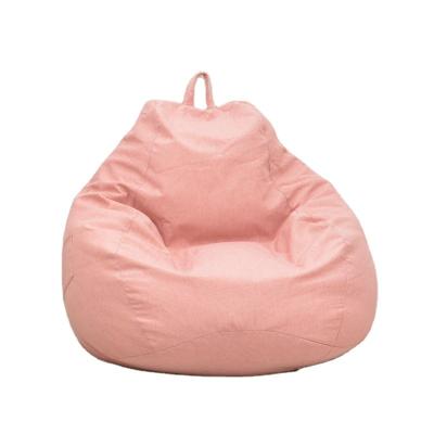 China Customizable 100% Pure Cotton Bean Bag Chair Spin Chairs Bulk No Filling Lazy Bean Bag Chair Sofa Cover for sale