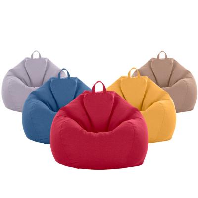 China Canvas Fabric Spinning Multiple Colors Available Customize Size Bean Bag Chair Cover Coat for sale