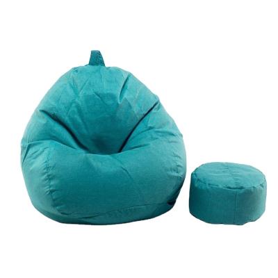 China High Quality Nordic Baby Canvas Adult Bean Bag Chairs Child Sofa Cover Bean Bag Chair Sofa Rotating Lazy Cover for sale