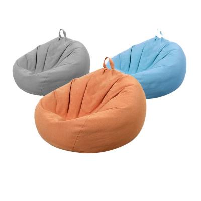 China Rotating Living Room Bag Chair Bean Bag Chair Bean Bag Chair Comfortable And Soft Fine Canvas Lazy Cover for sale